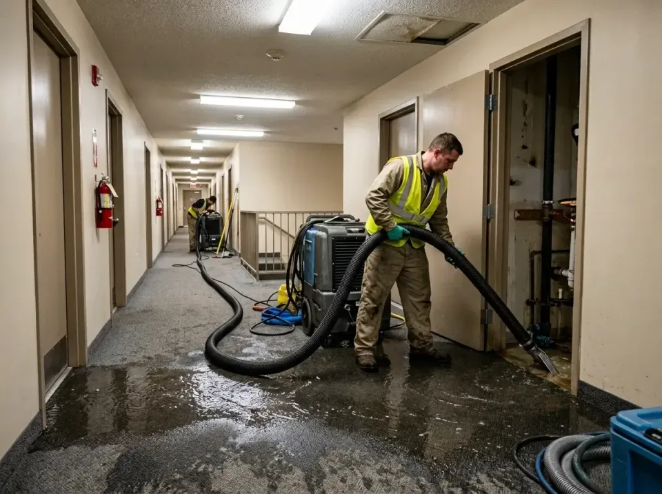 multi-unit-apartment-hallway-f-005 — frequently asked questions, Emergency Burst Pipe Water Extraction & Removal in Essex Fe…